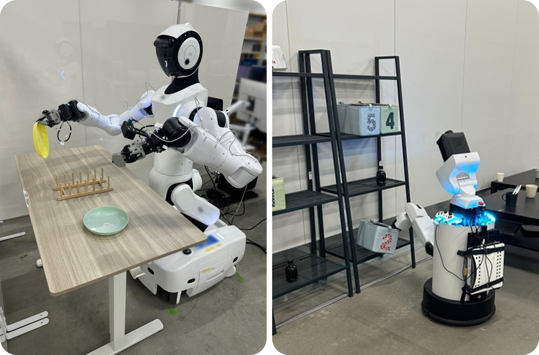 TX-G2 and HSR robot platforms